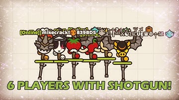 PLAY 6 PLAYERS WITH SHOTGUNS! Funny Moments | Sploop.io