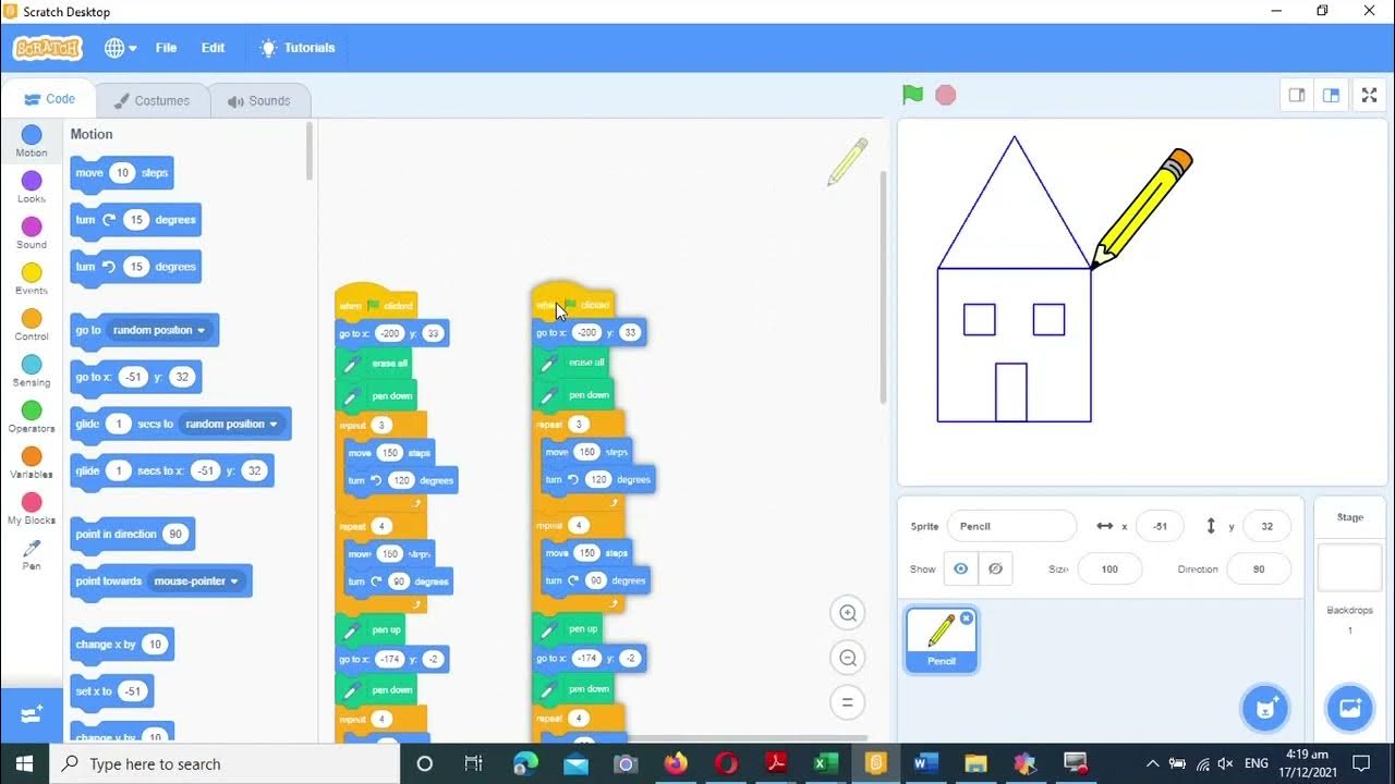 How to duplicate house in a Scratch - YouTube