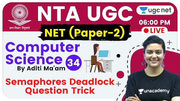 NTA UGC NET 2020 (Paper-2) | Computer Science by Aditi Ma