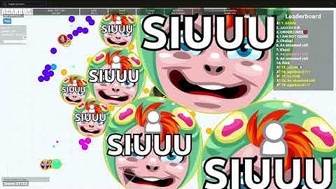 Epic gameplay and teamwork with bots/destroying party mode server | Agar.io Gameplay #1