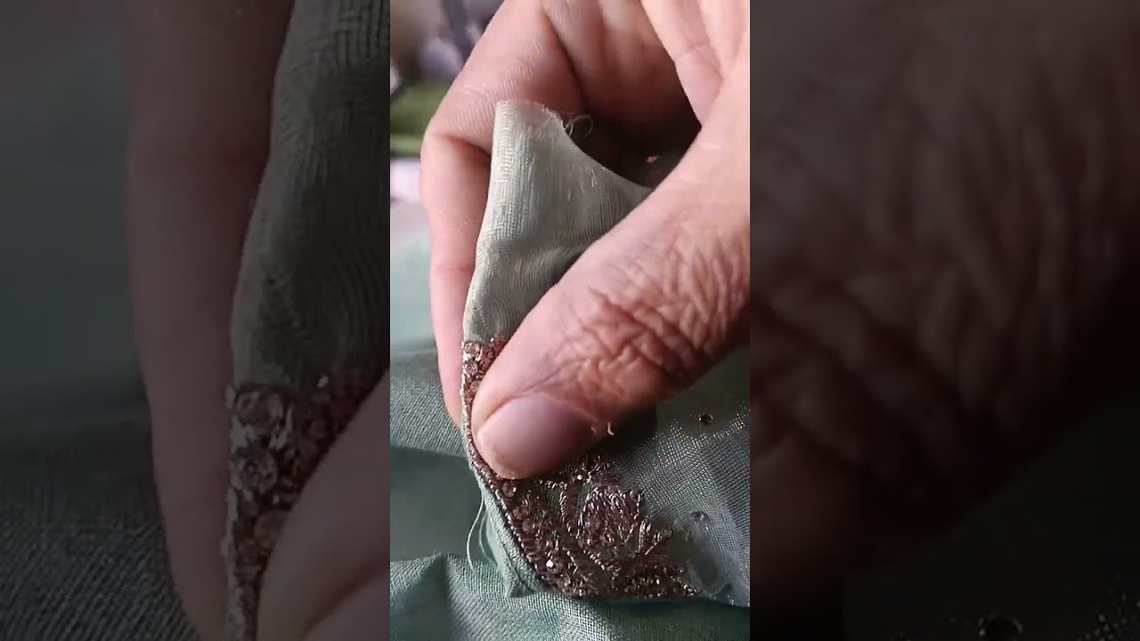 (2/3/26) 🔍#Bina bukaram ka Gala embroidery ka ho ya plane kapde per Ho Hare Krishna boutique 6994