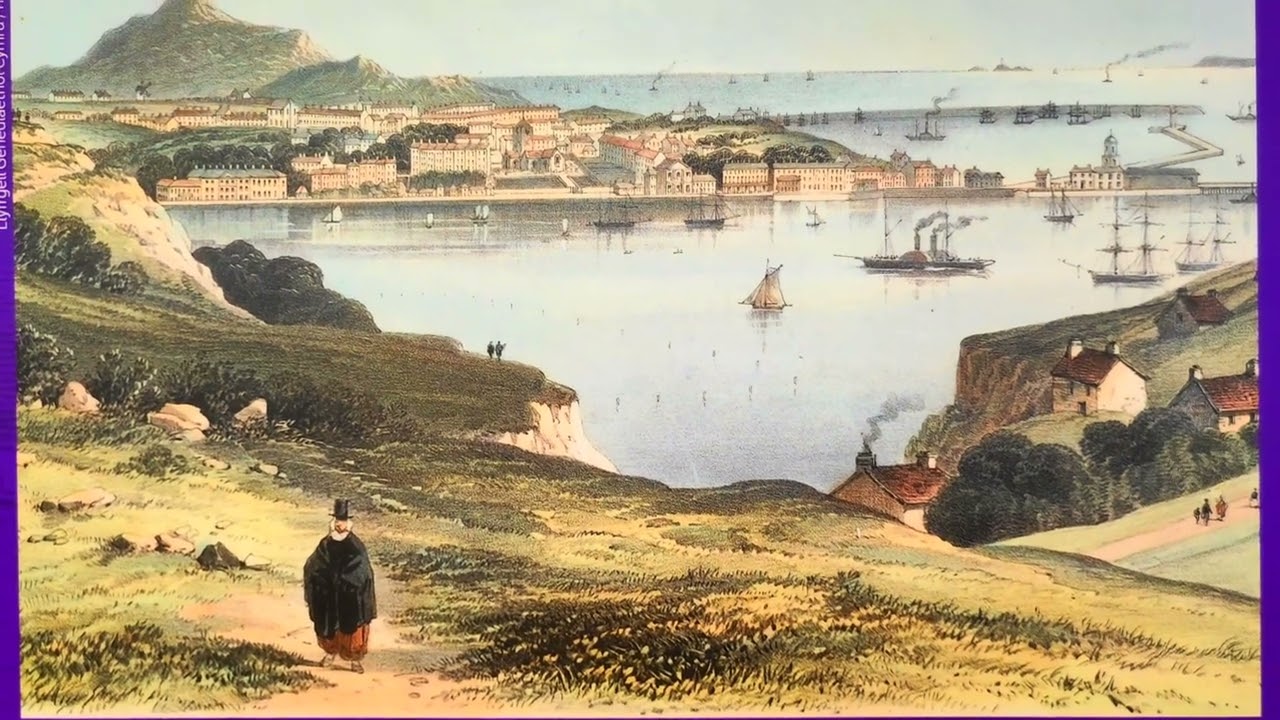 Holyhead Port 1800s Accompany Welsh Nursery Rhyme