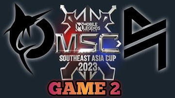 BLACKLIST VS TODAK GAME 2 GROUP STAGE - MSC 2023 (TAGALOG)