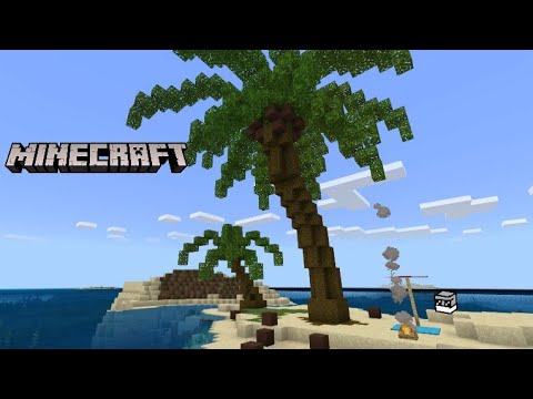 Minecraft tutorial: Palm Tree - YouTube