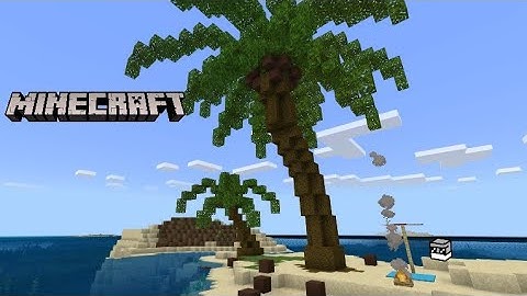 Minecraft tutorial:  Palm Tree