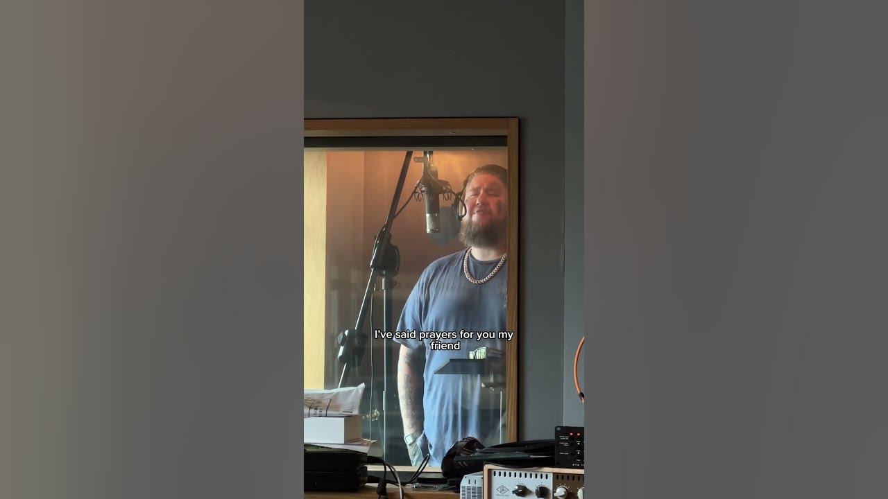 Recording the vocals for 'Hope You Felt Loved In The End' 💜 #ragnboneman #studio #music #fyp