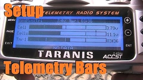 Taranis Telemetry Bars