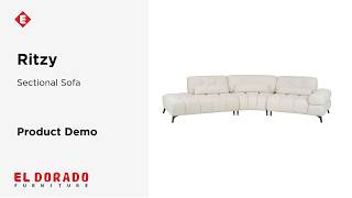 El Dorado Furniture | Ritzy Sectional Sofa | Product Demo