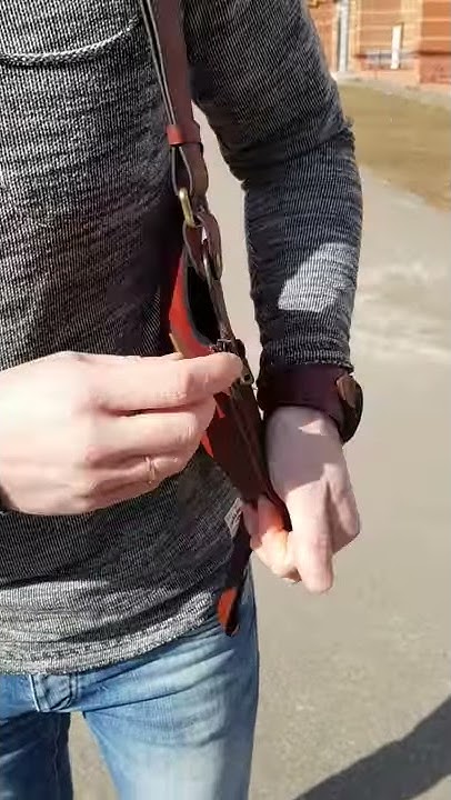 Сумка-кобура (Holster - Хольстер) скрытого ношения. Натуральная кожа ...