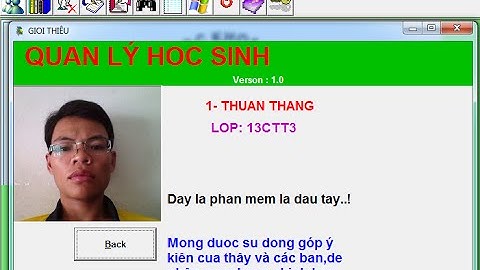 Giới Thiệu Phần Mềm - Hoàng Thuận Thắng -- Demo
