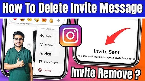 How to unsend invite message on instagram 2025 | instagram invite message delete |invite sent delete