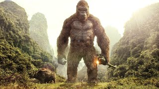 Kong Saves Giant Buffalo Scene | Kong: Skull Island (2017) Movie CLIP 4K