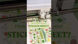 How to make sticker sheet on Cricut | marjsching #littlechings #littlesaints #kawaii #stickersheet