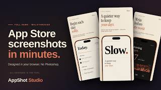 AppShot Studio — App Store & Play Store Screenshot Generator (Full Demo) screenshot 3