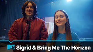 Sigrid \& Bring Me The Horizon Behind The Scenes On 'Bad Life' | MTV Music