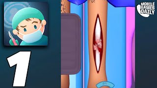 SURGEON MASTER 3D Gameplay Part 1 - Emergency Unit & Orthopedics Levels (iOS Android) screenshot 5