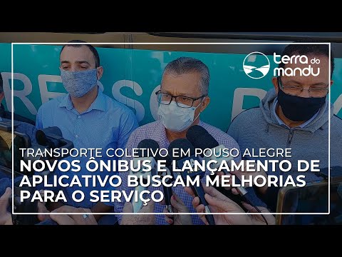 Novos ônibus e lançamento de aplicativo buscam melhorar transporte coletivo em Pouso Alegre