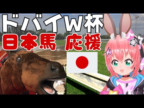 競馬W杯同時視聴・実況】イクイノックス、ウシュバテソーロが歴史的勝利！ #ドバイワールドカップ #競馬 サッカー女児VTuber #光りりあ ※映像はCSなどで