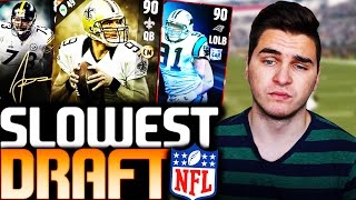 SLOWEST PLAYERS DRAFT CHALLENGE! MADDEN 17 DRAFT CHAMPIONS