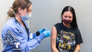 Algunos residentes de Missouri se disfrazan para evitar ser reconocidos al vacunarse | Telemundo