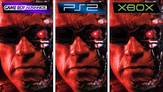 Terminator 3 Rise of the Machines (2003) GBA vs PS2 vs XBOX (Graphics Comparison)