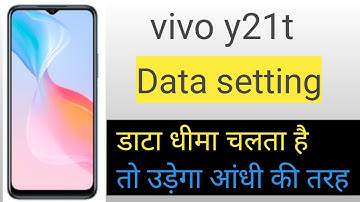 vivo y21t mein data setting kaise karen | how to enable data setting vivo y21t, y21,t1,T1 pro