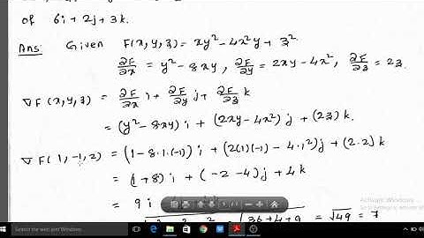 Calicut University - Sem  3 - Complimentary Mathematics - Directional Derivatives - Three Variables