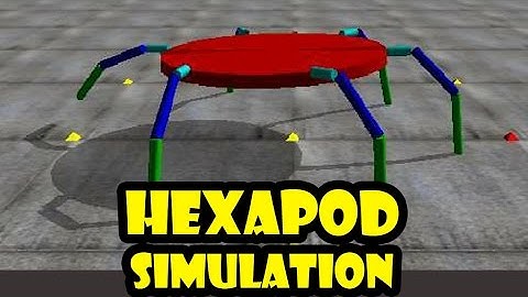 Hexapod Simulation in MATLAB