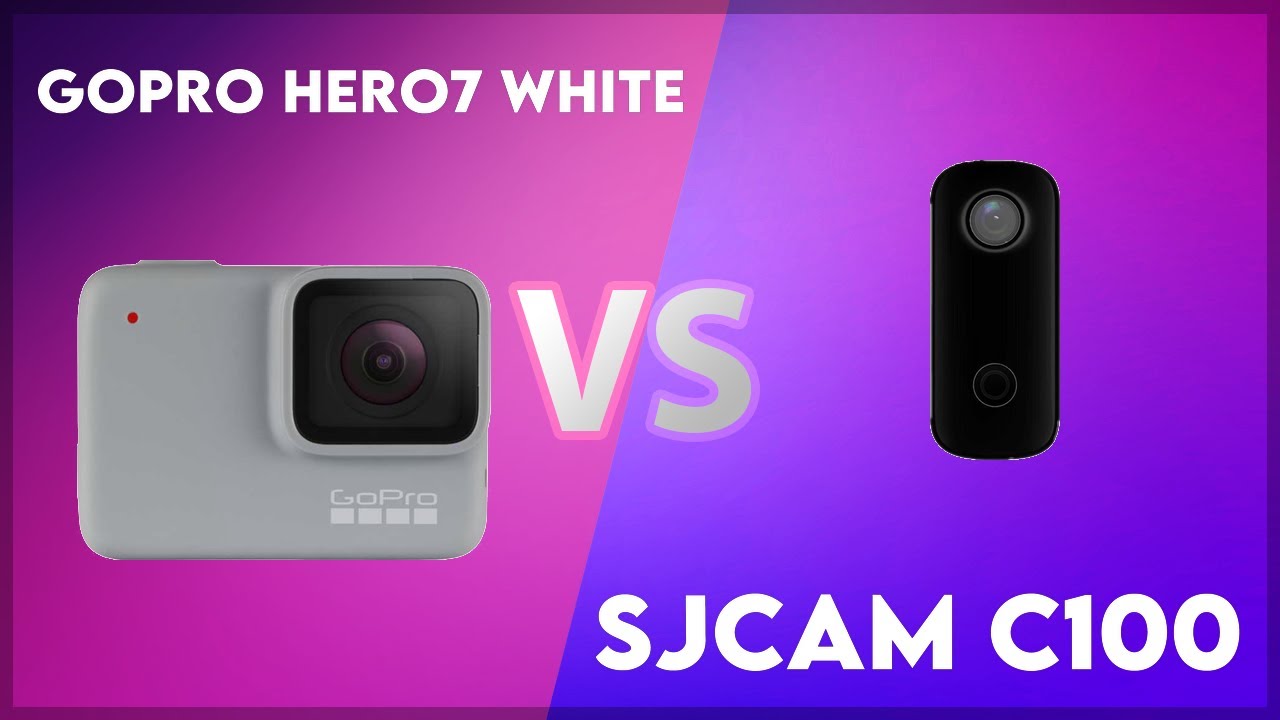 GoPro Hero7 White vs Sjcam C100 Technical Comparison