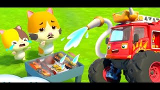 Monster Fire Truck   Baby Kitten's BBQ Party   Super Rescue Team   Kids Song SmartToons