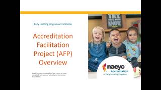 Accreditation Facilitation Project (AFP) Overview