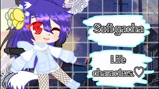 { • شخصيات قاشا لايف سوفت Soft gasha life characters • } وبدون شروط 📎☁️💗 screenshot 5