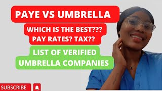 PAYE VS UMBRELLA AGENCY PAY