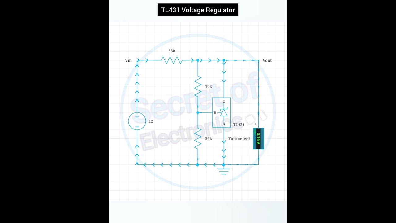 How TL431 Shunt Voltage Regulator Works in Electronics Circuit YouTube