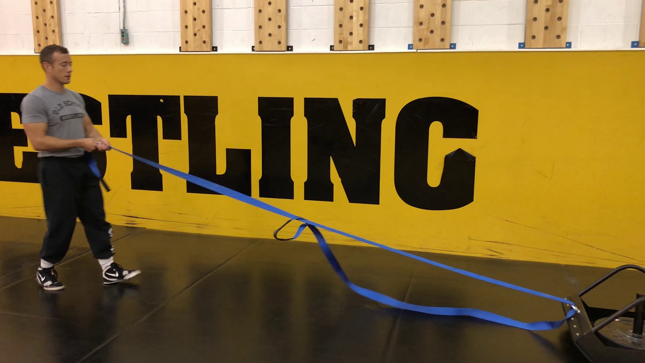 Wrestling Sled Technique Sled Tug of War YouTube