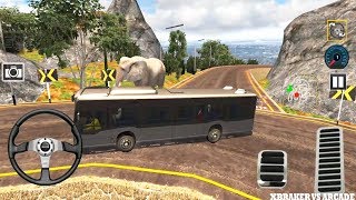 US Offroad Bus Driving Simulator 2018 | New Bus Driving Mountain Road - Android GamePlay FHD screenshot 4