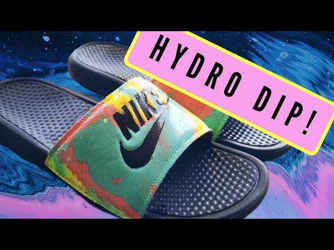 hydro dipped nike slides