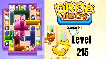 Drop The Cat Level 215 hard level Walkthrough Solution 