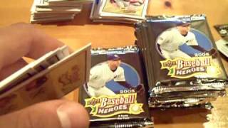 2008 Upper Deck Heroes Baseball Box Break