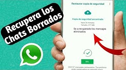 Como Recuperar Conversaciónes De WhatsApp Borradas 2018 - Durasi: 6.45. Como Recuperar Conversaciónes De WhatsApp Borradas 2018 - Durasi: 6.45.