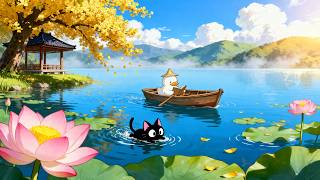 If today feels heavy, stay here awhile.... 💙🍃 | Jazz Lofi for Focus | Deep Work & Study screenshot 1