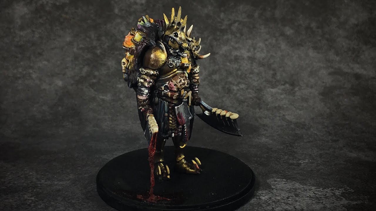 Shoshie Is Painting The Butcher From Kingdom Death Learn Osl