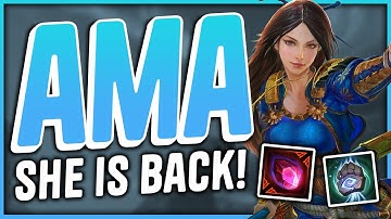 REDSTONE AMATERASU TOP DAMAGE OWNAGE! - SMITE Solo Ranked Conquest