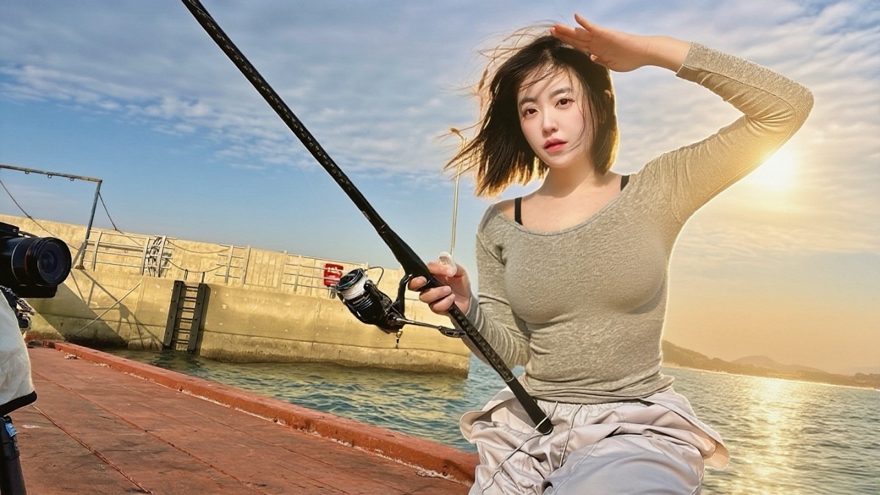 Если забросишь, поймаешь рыбу!! Кемпинговый остров перед волнорезом