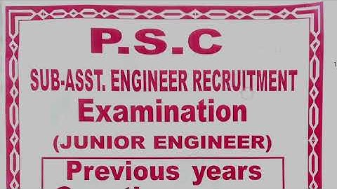 WB PSC Junior Engineer (Electrical) exam Previous Year Questions 2000-2017 | Exams Made Easy©
