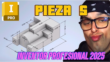 ✔️ PIEZA 5 AUTODESK INVENTOR PROFESIONAL 👷🏻‍♂️⚙️✔️