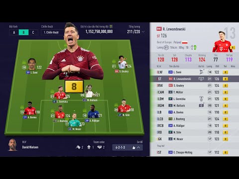 FIFA ONLINE 4: BAYERN NGHÌN TỶ CỰC ĐẸP, 700 TỶ PHÁ SẠCH BUILD TEAM XUẤT SẮC NHẤT BY ILF