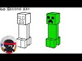 *NEW* How To Draw a Minecraft Creeper | Minecraft