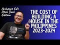 How much does it cost to build a house in the philippines