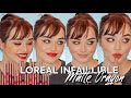 LOREAL INFAILLIBLE MATTE CRAYON || Colores en los labios y Reseña